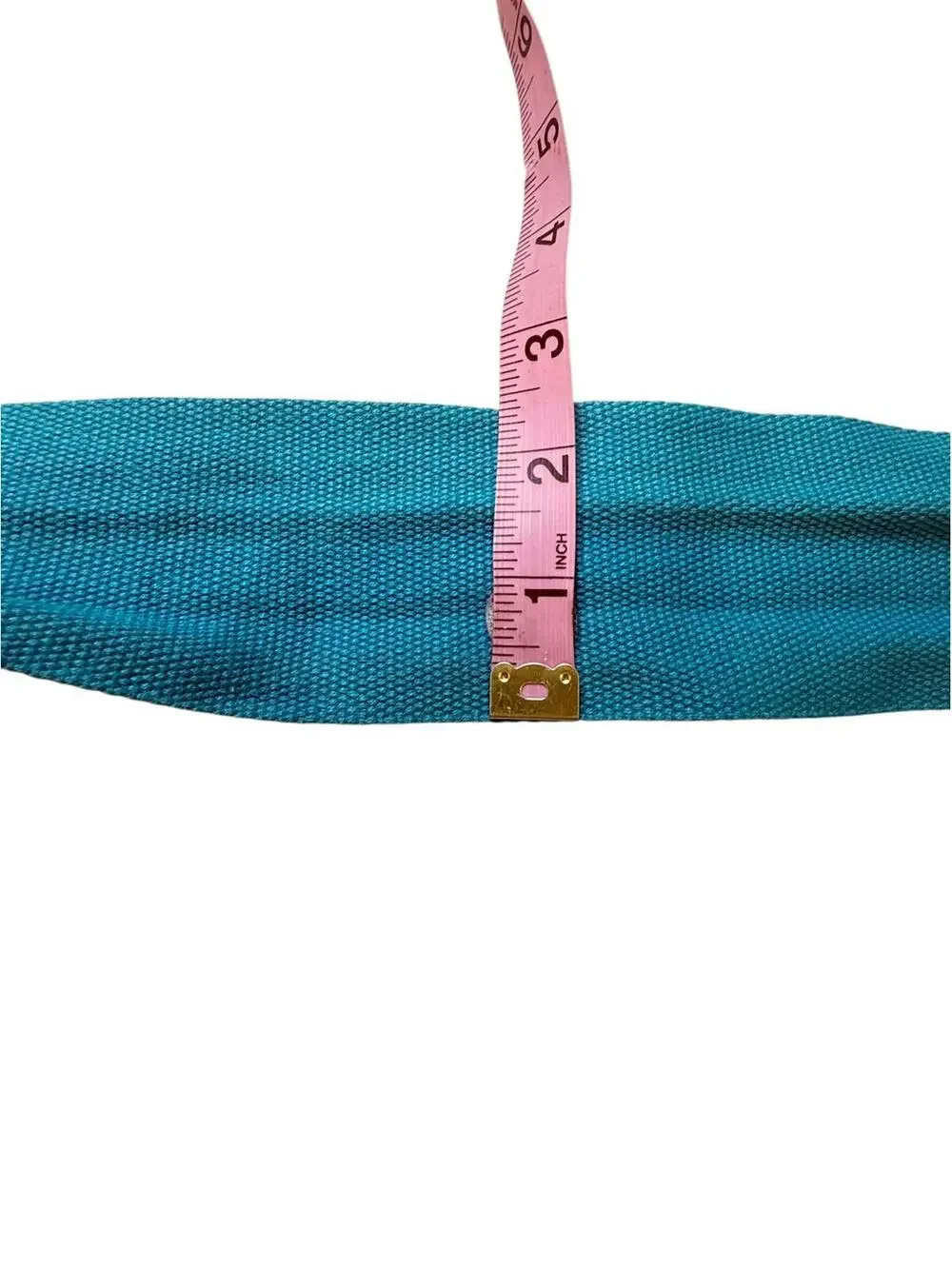 Vintage Funky Multicolor Rope Belt Turquoise Fabric Accent